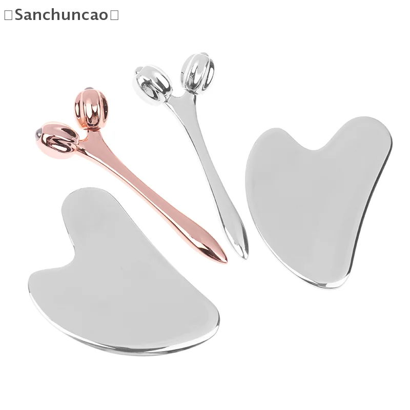 

4,5Sanováлада Инструмент для лица Gua Sha 3D Роликовый массажер Массажер для глаз Инструмент для красоты лица Для темных кругов Мешки для глаз Мышцы