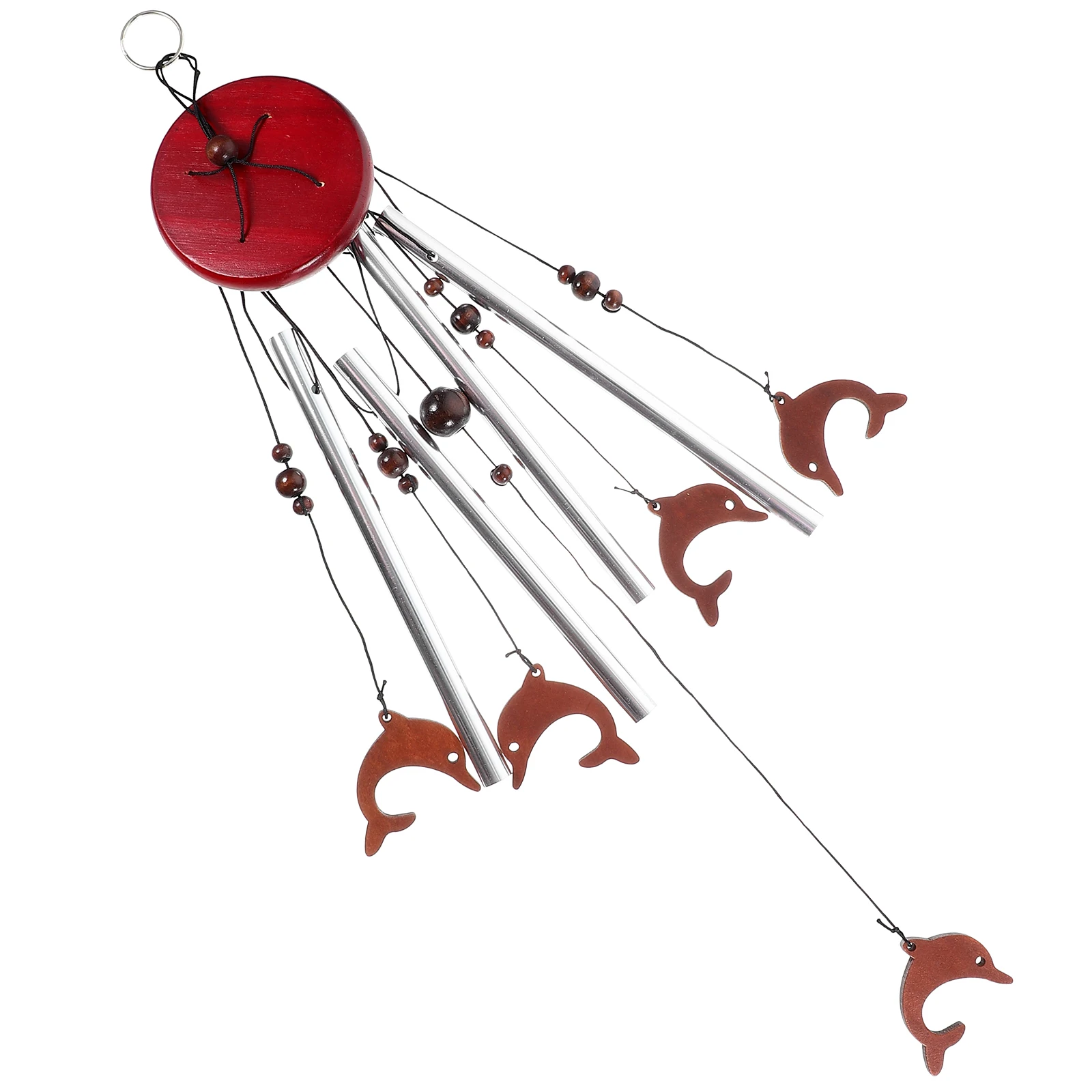 

Aluminum Wind Chime Hanging Garden Bell Pendant for Outdoor Indoor Decoration Lightweight Durable Wood Ornament Porch Patio