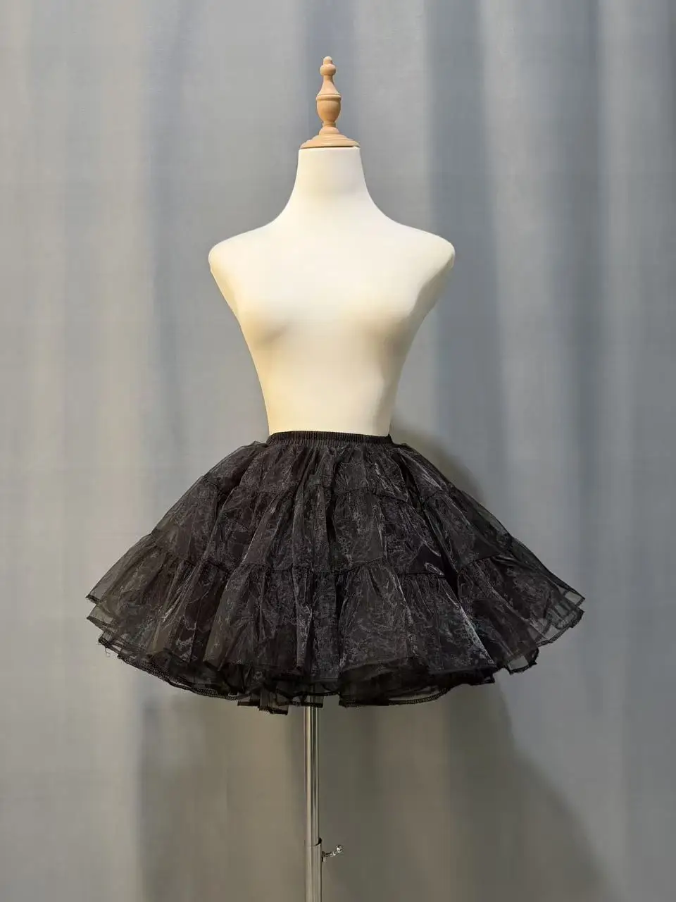 Lolita Skirt Support Violent Lolita Boneless Skirt Support Glass Yarn/organza Wedding Dress Petticoat Can Be Worn Outside image 5