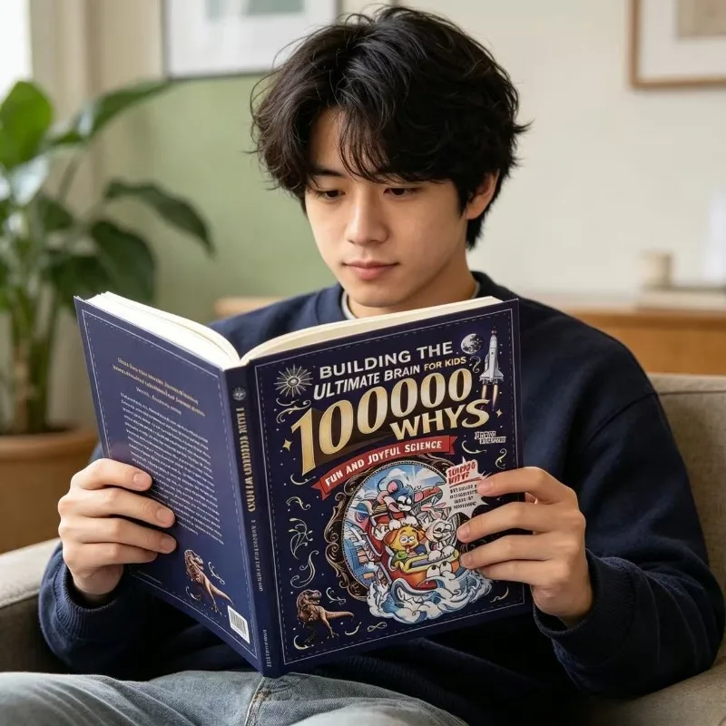 100000 Whys Kids Science Book Fun Educational Storybook Build Ultimate Brain Early Learning Cognitive Books for Children Book