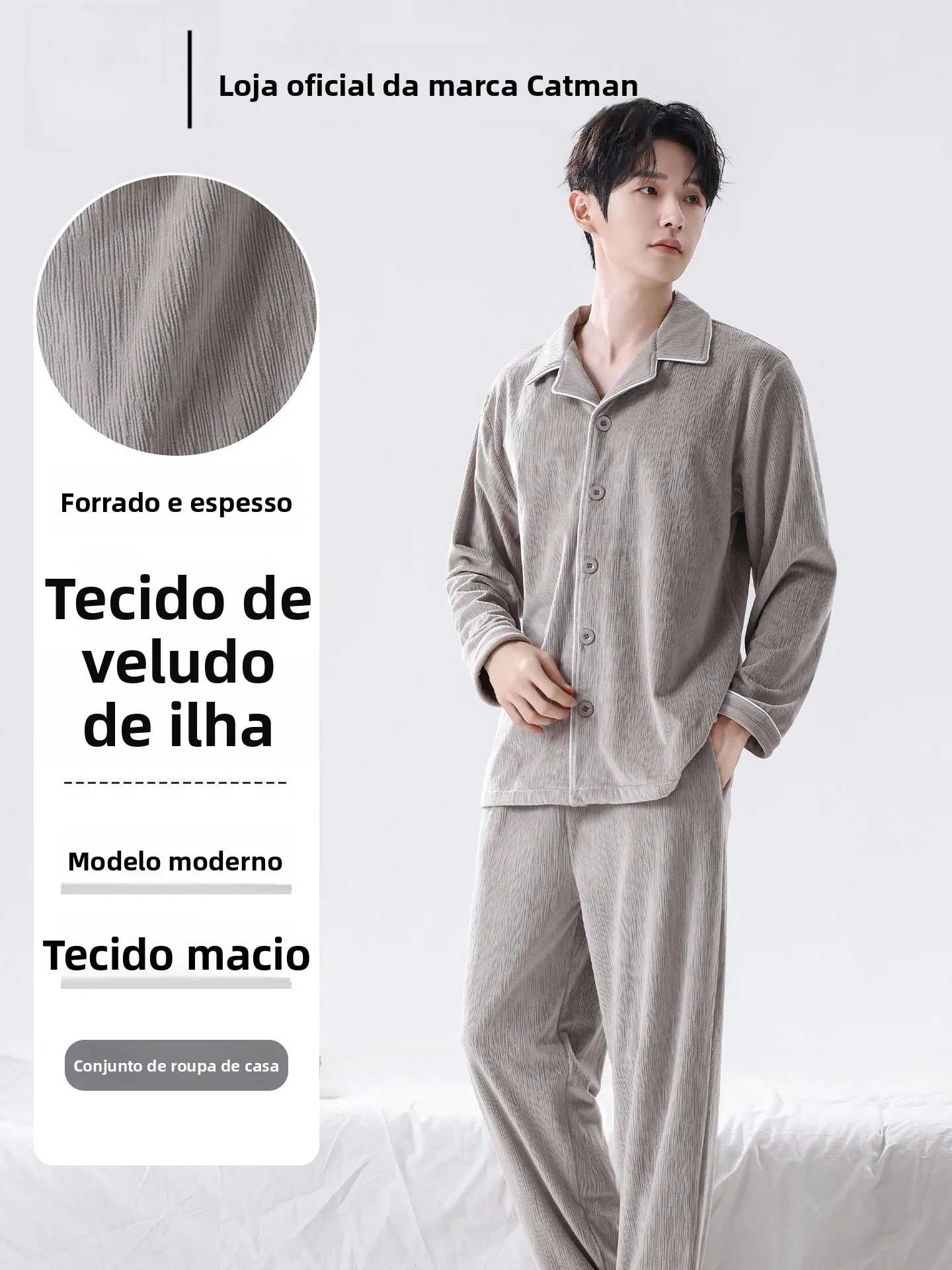 casual-large-size-men's-sleepwear-set-island-velvet-loose-fit-home-clothes-long-sleeve-thickened-soft-polyester-fiber