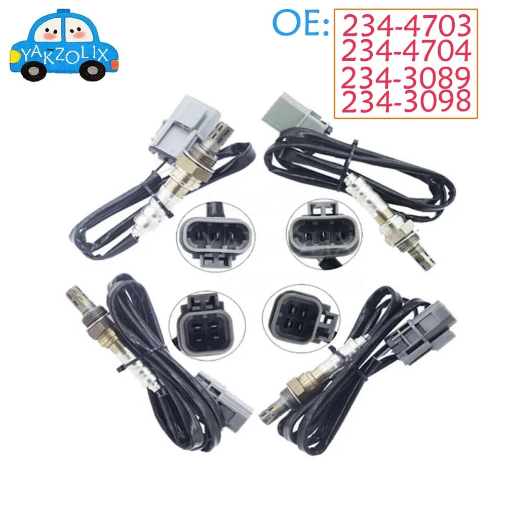 

4Pcs For Nissan Frontier Xterra 2000 2001 2002 2003 Lambda Oxygen Sensor Upstream Downstrem 234-4703 234-4704 234-3089 234-3098