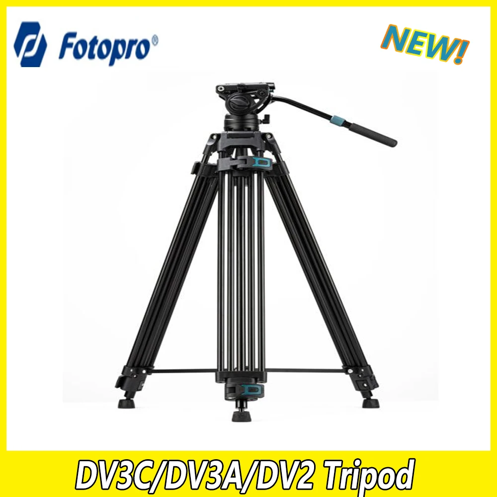 

Fotopro DV3C/DV3A/DV2 Fluid Video Head Heavy Video Tripod Head for Camcorder/DSLR Stand Professional Tripod Aluminum