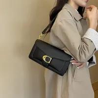 Fashionable High-Quality Women's Crossbody Bag Versatile Shoulder Bag PU Leather Mobile Phone Pocket Medium Hardness