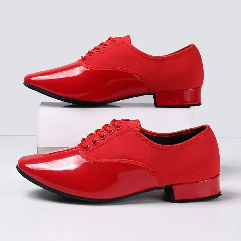 

Мужская современная обувь, обувь для латинских танцев, обувь для бальных танцев, обувь для квадратных танцев, противоскользящие кроссовки из воловьей кожи, дышащая кожа, мужское танго