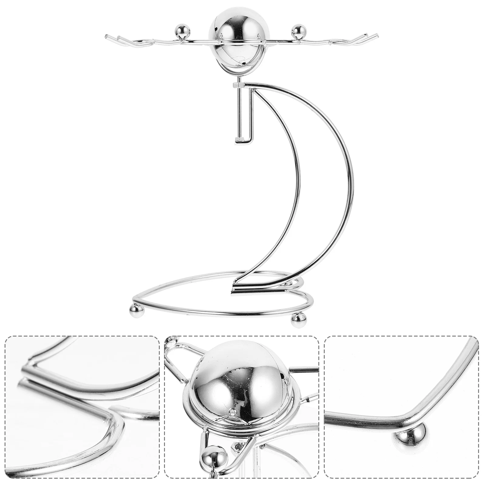 Ornament Iron Person Desktop Decor Physics Balancing Metal Balance Metal Craft For Home Office Shelf Decor