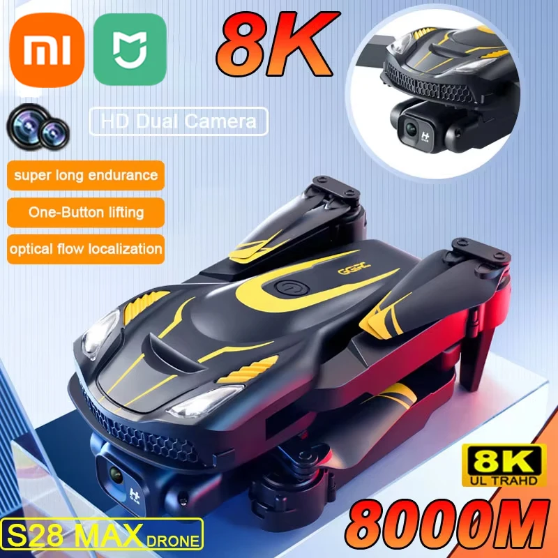 Xiaomi Mijia S28Max Drone 8K 5G GPS Professional HD Aerial Photography Dual-Camera Omnidirectional Obstacle Avoidance Quadrotor