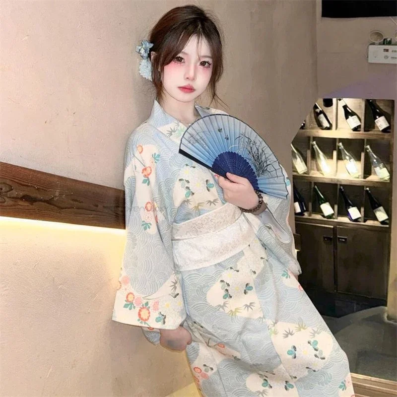

2025 Haori Kimonos Cosplay Blouse Gown Female Photography Clothes Party Dress Janpanese Kimono Women Japanese Traditional Yukata