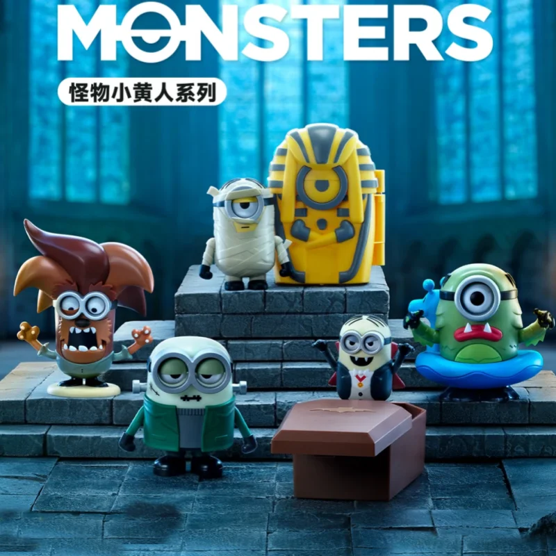 

52 игрушки, натуральная серия миньонов, монстров, заводная фигурка, слепая коробка, настольные украшения, загадочная коробка-сюрприз, модные фигурки