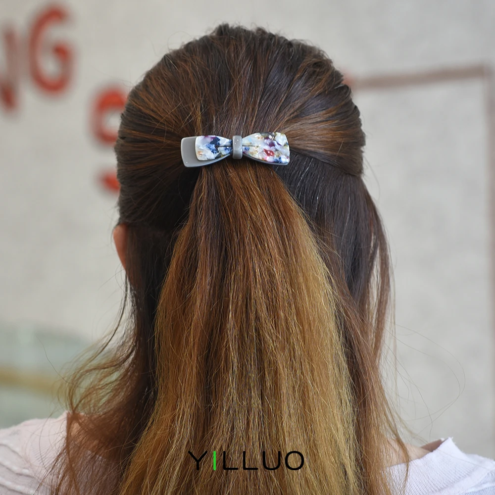 Women headwear girls hairwear small size bow hair clip fashion hair barrette cute hair accessories for women