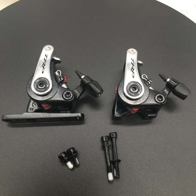 الأصلي TRP سباير سبيكة الميكانيكية مكبح قرصي الفرجار شقة جبل سباير MD-C610 سباير الفرجار F160 F140 محول لا الدوار #2