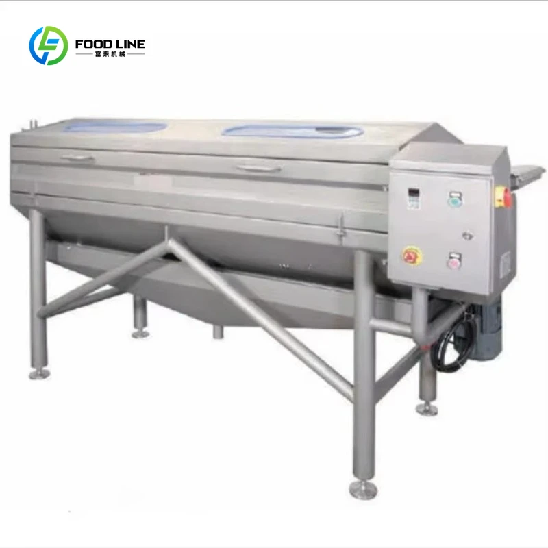 Industrial Vegetable Processing Line Root Washer Peeler Cutter Sterilizer Dryer Complete Set Reliable Custom