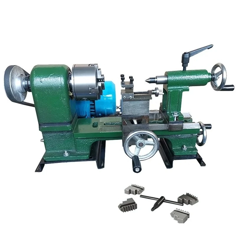 80/100mm Chuck mini Desktop Lathe Metal Heavy Duty Lathe Short/Extended Brushless Motor 550W