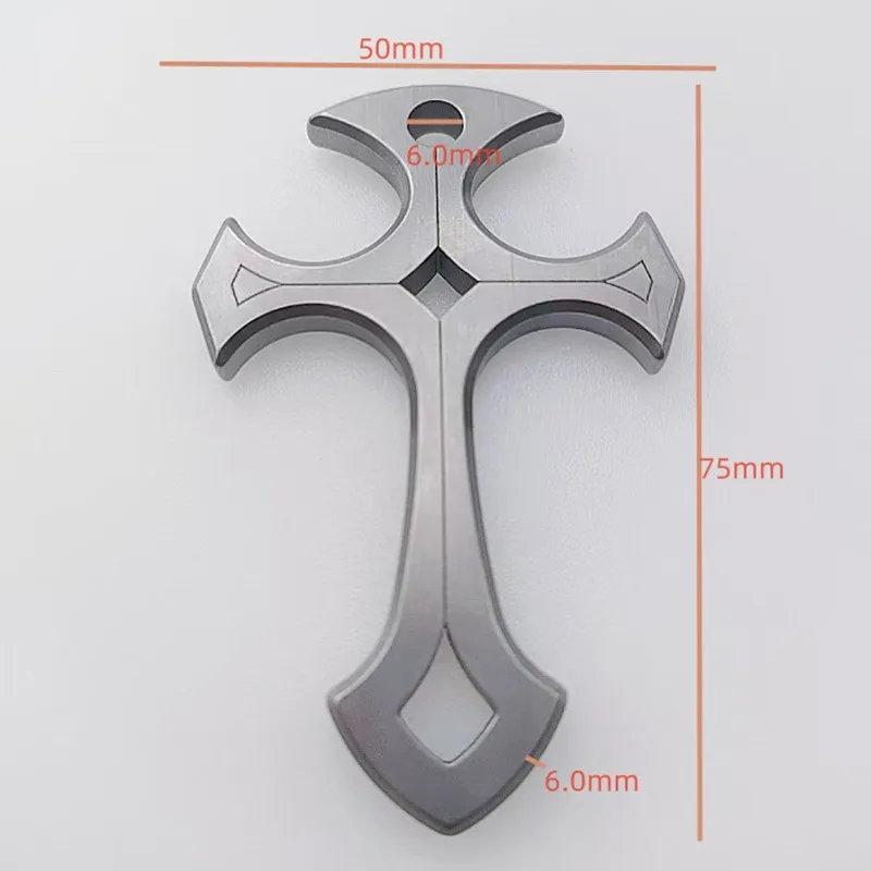 TC4 Cross Pendant Self Defense Gadgets Personal Denfense Articles Security Protection Equipment Supplies Emergency Survival Aid