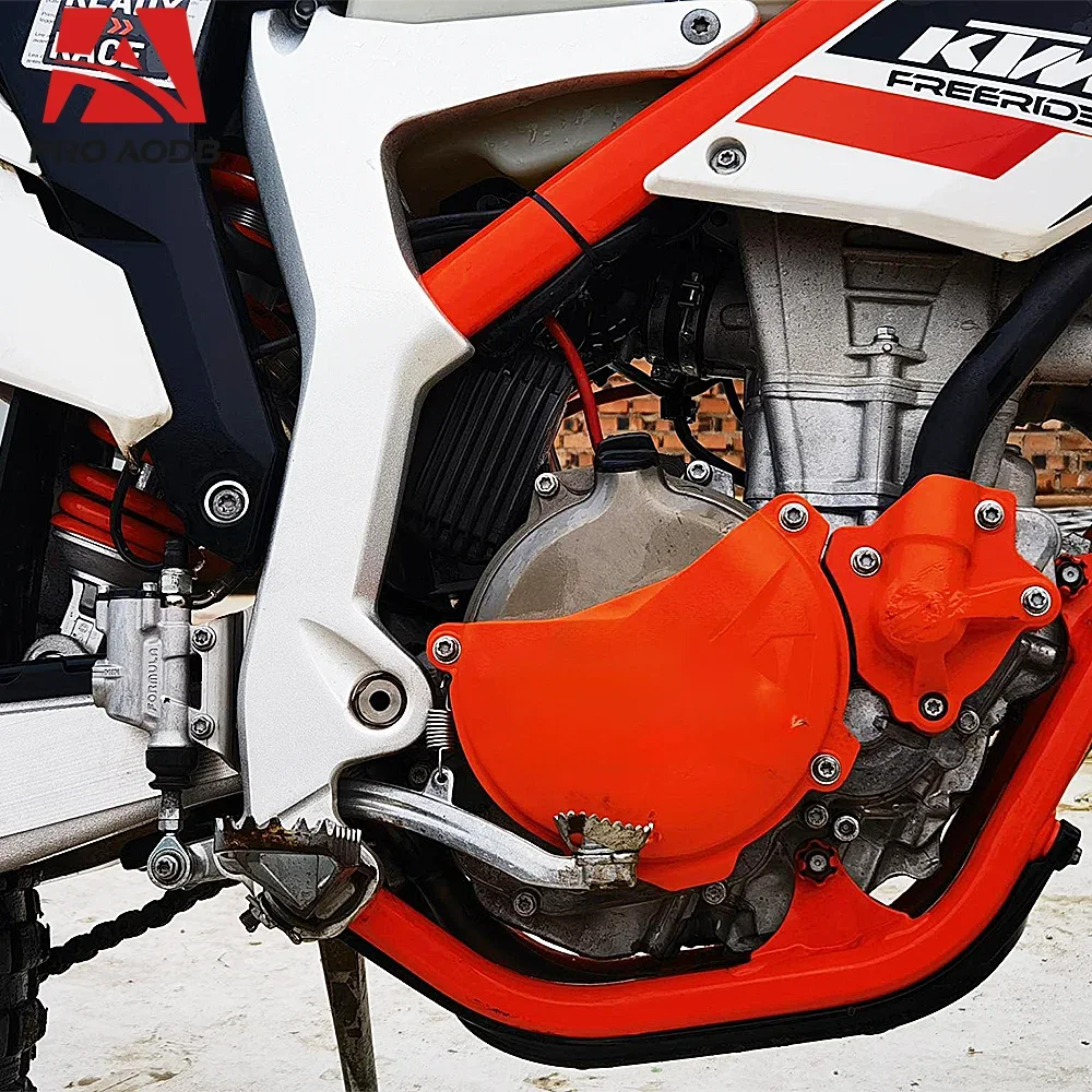 Motorcycle Clutch Cover Water Pump Cover Protector For KTM FREERIDE 350 2013-2016 For KTM 250 350 SX-F EXC-F XC-F XCF-W SIX