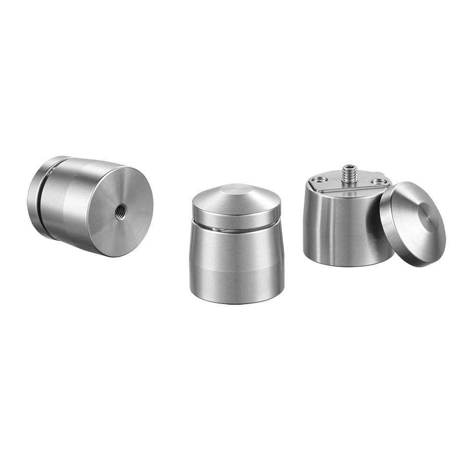 Audio Equipment Vibration Isolation Feet and Spikes ULTRA SS Replica, Stainless Steel with Ceramic Beads, Amp and Speaker Stand