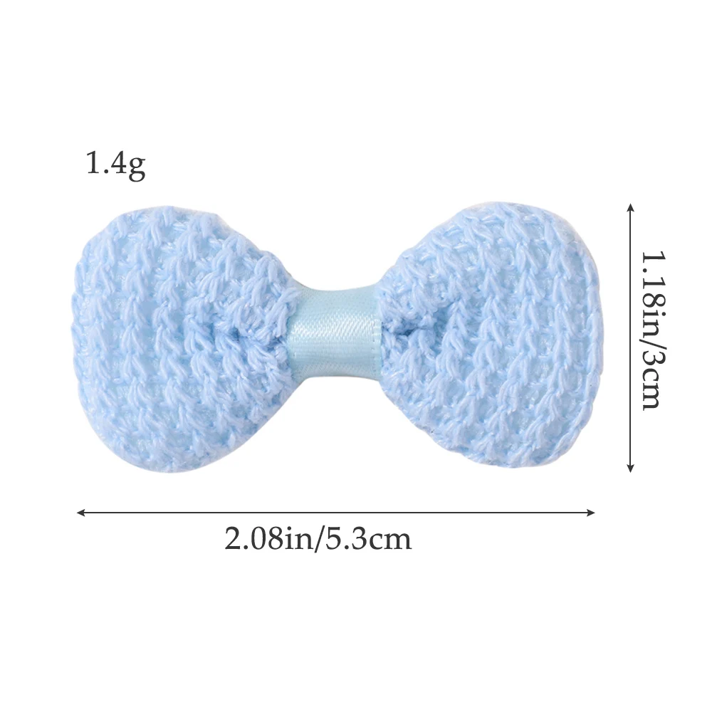 30 Stück Zufällige Farbe Mini Bögen Elastische Haarspange für Mädchen Gummiband Haarseil Pferdeschwanzhalter Kopfbedeckung Mädchen Haarschmuck