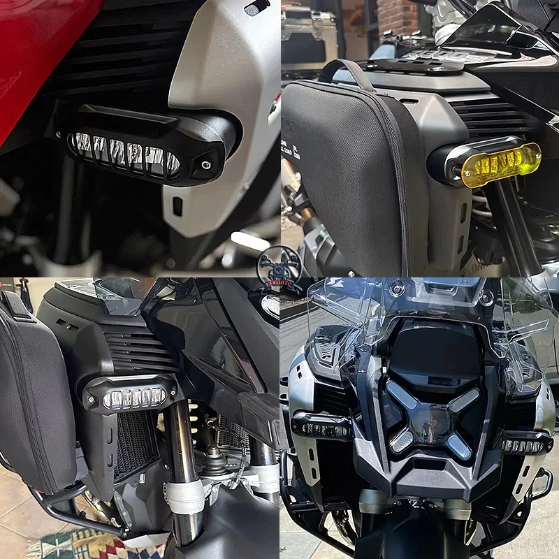 جديد لسيارات BMW R1300GS ADV R 1300 GS Adventure 2024 2025 ملحقات جديدة للدراجات النارية LED مساعد ضوء معدات الحماية غطاء المصباح