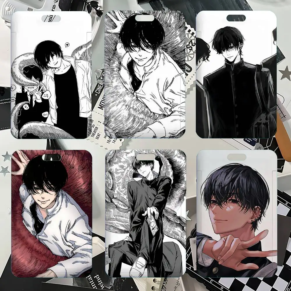 

Бесконтактный чехол для карт C-chainsaw Man Yoshida NFC для студенческих, проездных, удостоверений личности и разрешений на работу