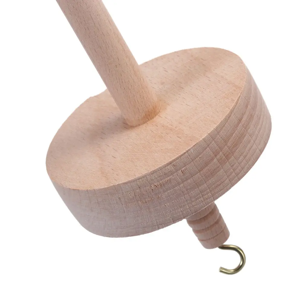 rop Spindle Top Whorl Yarn Spin Hand Carved Wooden Whorl Drop Spindle For Beginners Hogard Sewing Accessories