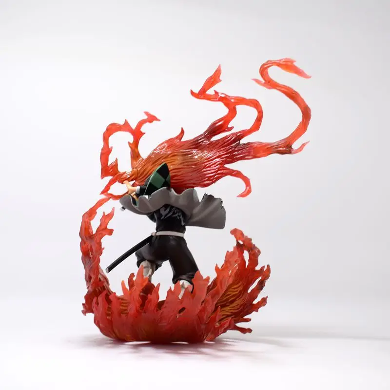 Demon Slayer Anime Action Figure, Kimetsu No Yaiba, ontariTanjiro, Kamado, Hinokami, Kagura, Figurine, Modèle Cadeaux, 25cm