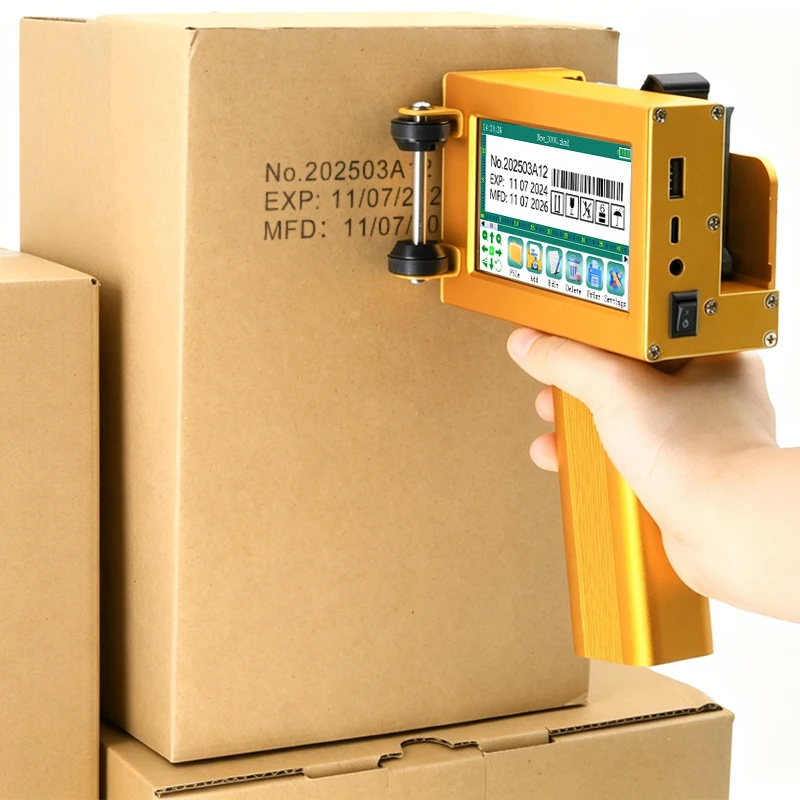 Portable Inkjet Printer Hot Selling Abs Any Surface Small Portable Handheld Inkjet Printer For Carton Boxes