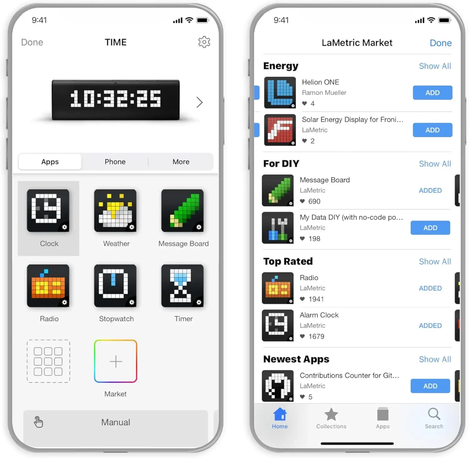 ساعة واي فاي للمنزل الذكي - وساعة منبه رقمية لعداد الوسائط الاجتماعية وصندوق إضاءة السينما مع فن بكسل ريترو للطقس