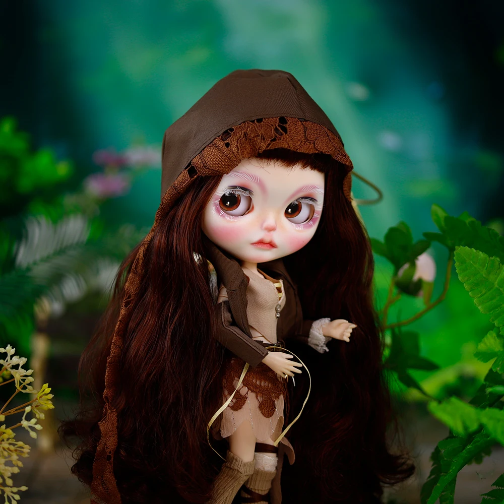 

ICY DBS Blyth 1/6 Doll Hand-Painted Sandy Queen Long Eyelash Sleeping Eye ComboSD