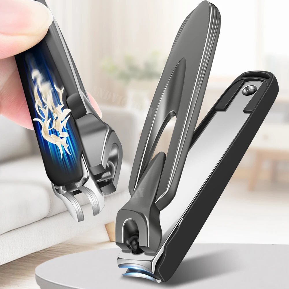 

1Pcs Nail clipper With Catcher Cutter Anti Splash Nails Cutter Scissors Accessories Manicure Tools Trimmer For Men Women