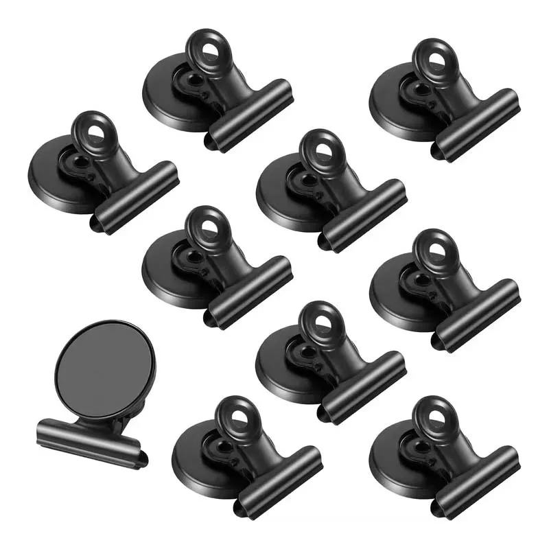 Strong Magnets Magnetic Clips Bulldog Clips Heavy Duty Magnetic Clips Perfect for Whiteboard Magnets Photo Displays Home