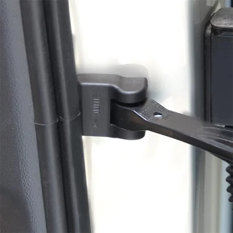Door Lock Striker Catch Cover Check Arm Limiting Stopper Case Antirust Waterproof Set For Audi A3 A4 A5 A7 A8 Q2 Q3 Q5 Q7 TT