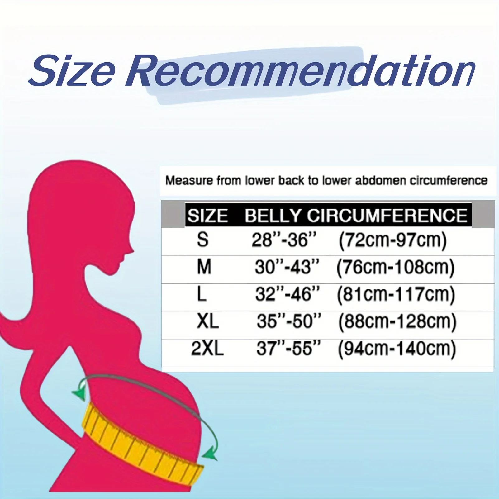 Pregnant Women Support Belly Band Back Clothes Belt Adjustable Waist Care Maternity Abdomen Brace Protector Pregnancy view 2
