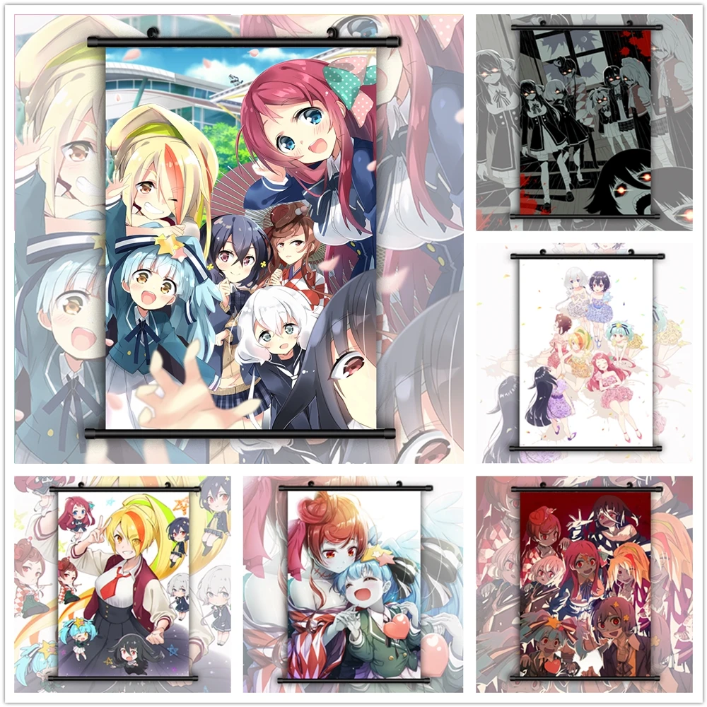 Anime Canvas Painting Posters Zombieland Saga Sakura Ai Junko Saki Lily Yuugirl Tae Pictures Wall Art Prints Children Room Decor