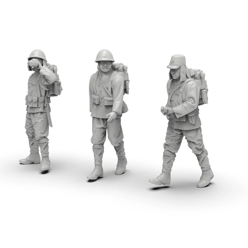 1/35 1/64 1/72 Bilancia Guerra Mondiale 2 Soldato Resina Micro Figurina In Miniatura 3d Stampato Bianco Modello Giocattolo Smontato E Non Verniciato