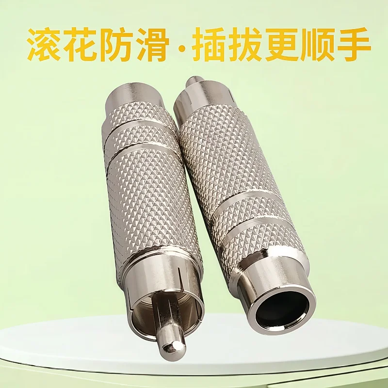 1PCs RCA Male to 6.35mm Female Mono Adapter RCA to 6.35 Audio M/F Connector 1/4 Inch TS Female to RCA Male Adaptor Sliver
