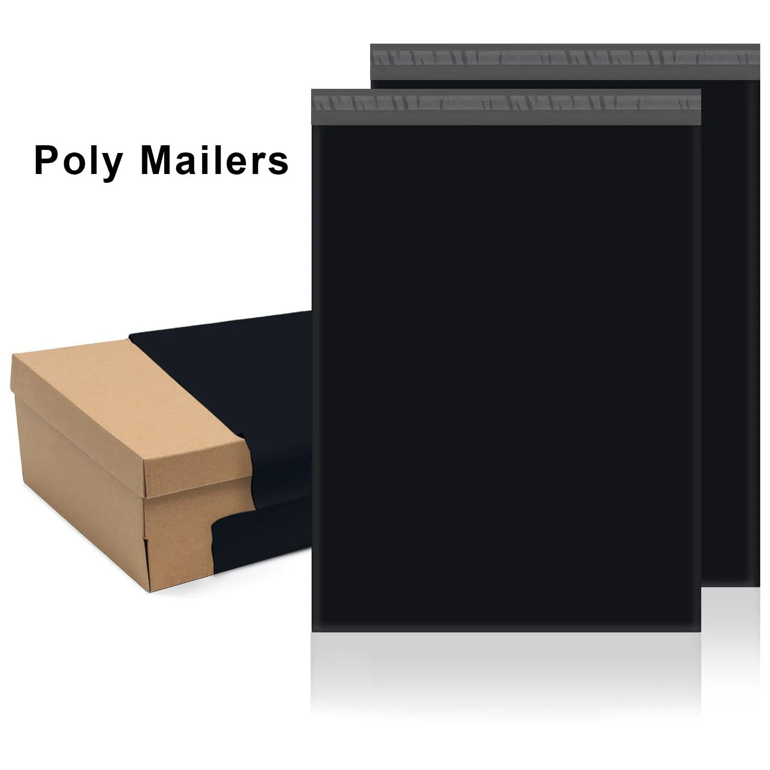 Poly Mailers Waterproof Tear-Resistant Envelopes, Envio de sacos para vestuário, inviolável, auto-selo, 2 tamanhos por pacote