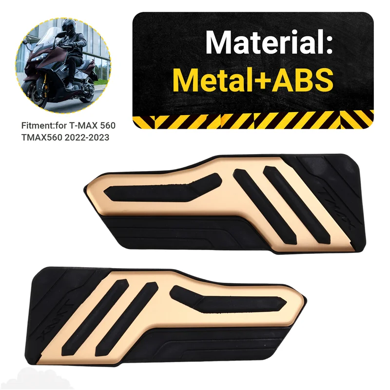 

A85E-Motorcycle Side Pedal Feet Pedal Pad Foot Pads For Yamaha T-MAX 560 TMAX560 2022-2023 Motorcycle Accessories