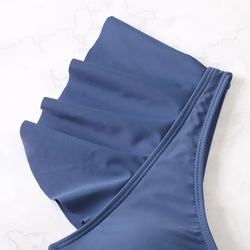 

X9FF стильные сексуальные купальники бикини, хорошая эластичность, сплошной цвет для девочек и женщин, 2 шт.