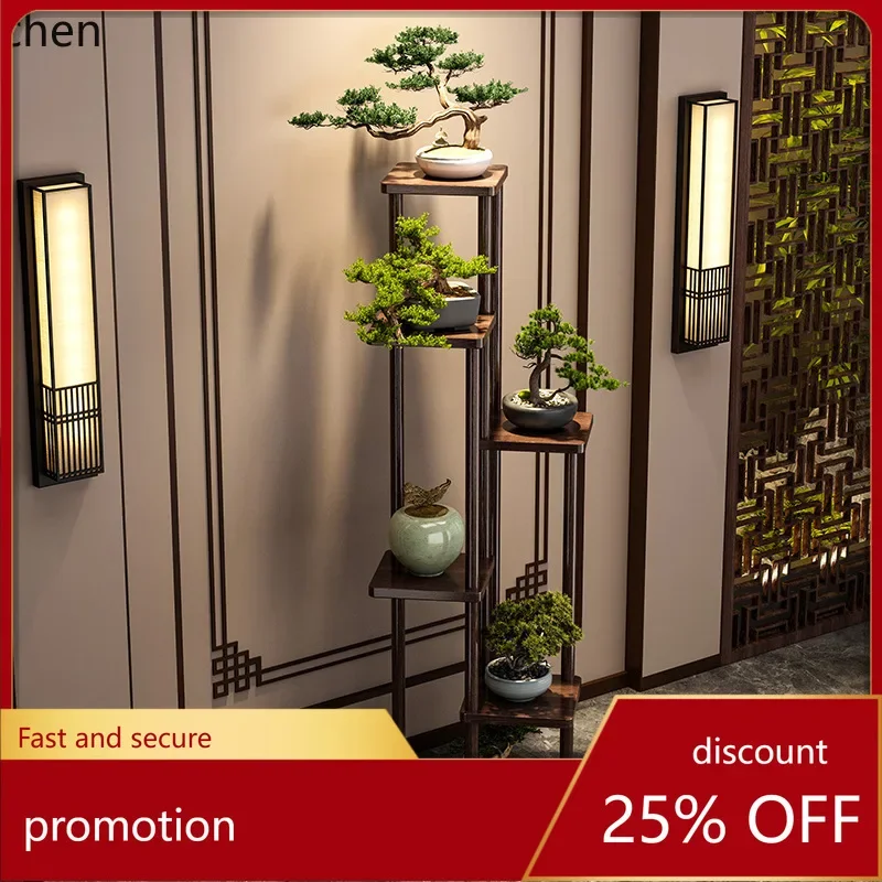 

HXL Flower Stand Living Room Floor Balcony Storage Rack Multi-layer Flower Pot Holder