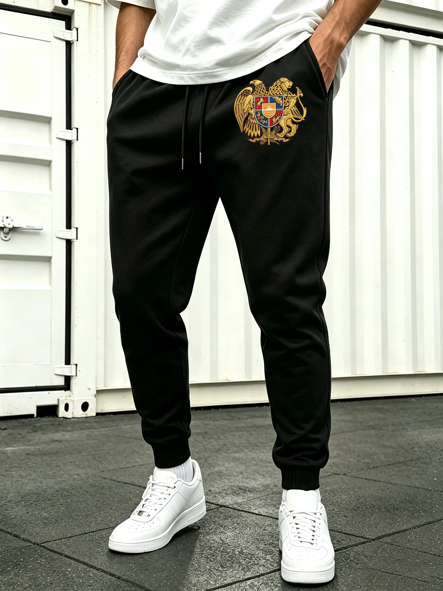 Armenia Printing Unisex Versatile Bottoms Fashion Drawstring Long Pant Casual All-Match Sportpants Warm Hip Hop Sweatpants