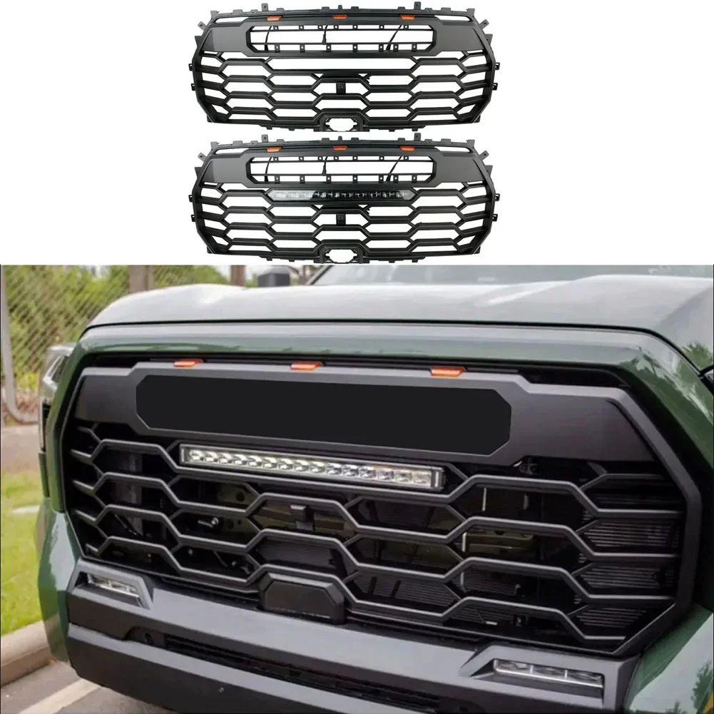 

Модернизированная решетка переднего бампера для Toyota Tundra 2022-2025 со светодиодной подсветкой