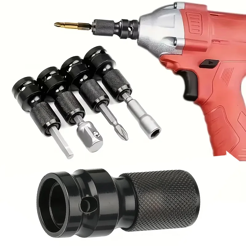 

1/2 to 1/4 Hex Impact Wrench to Drill Adapter Converter Socket Extension Bit Holder For Electric Wrench Power Tools Anti-Rust