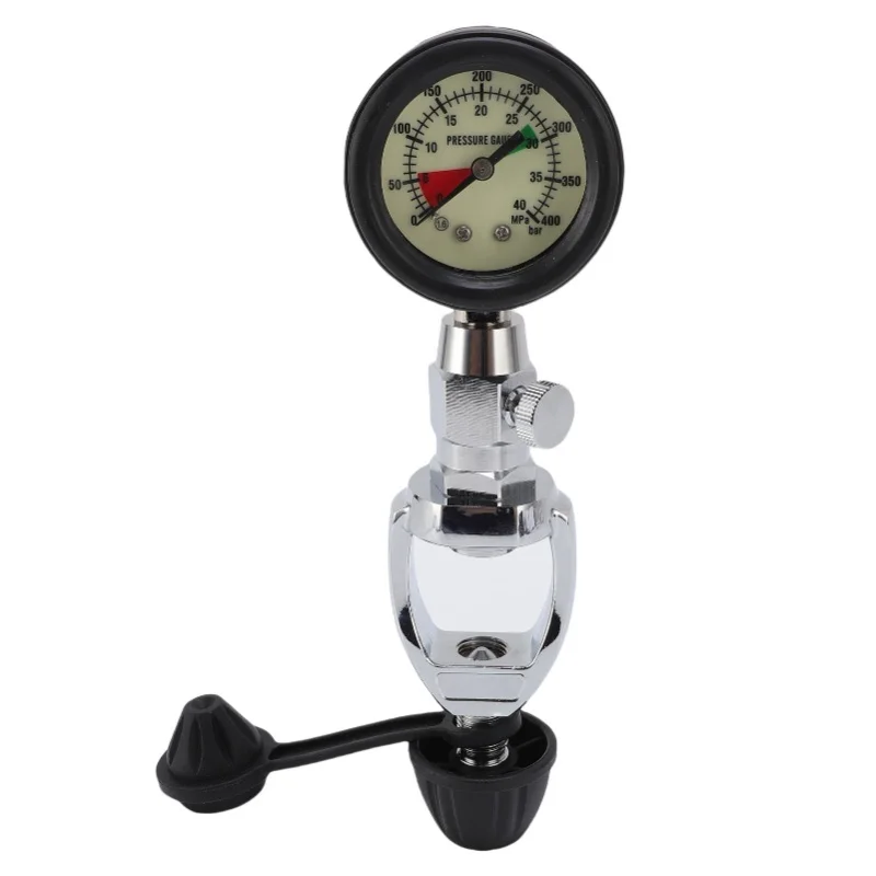 

Scuba Diving Yoke Tank Pressure Checker Accurate Diving Pressure Test Tool With Luminous Dial Easy To Read
