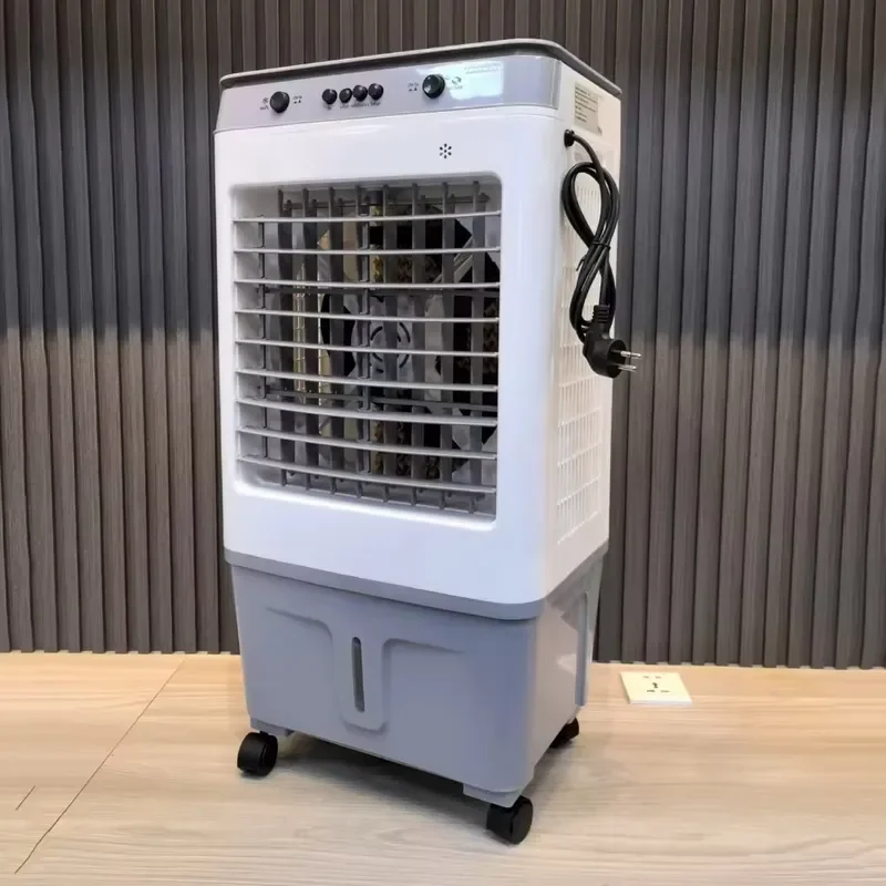 200W Portable Air Cooler Fan 3 Speed Ice Water Cooling AC Conditioner for Home Dorm Kitchen Living Room Refrigeration