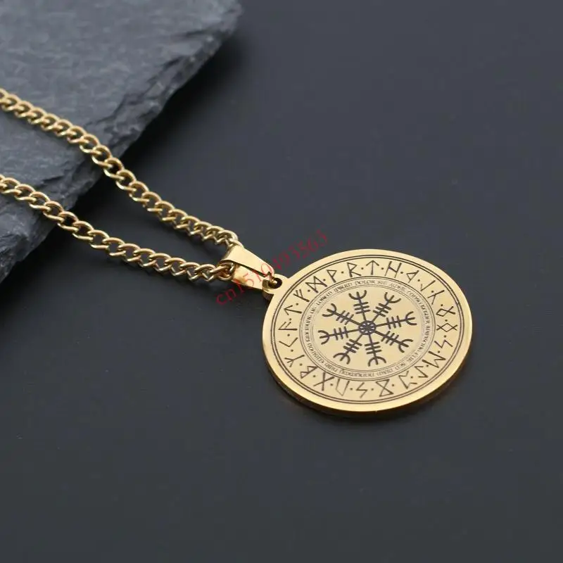 

Magical Stave Amulet- Necklace Runic Circle Pendant Diamond Grade 448C