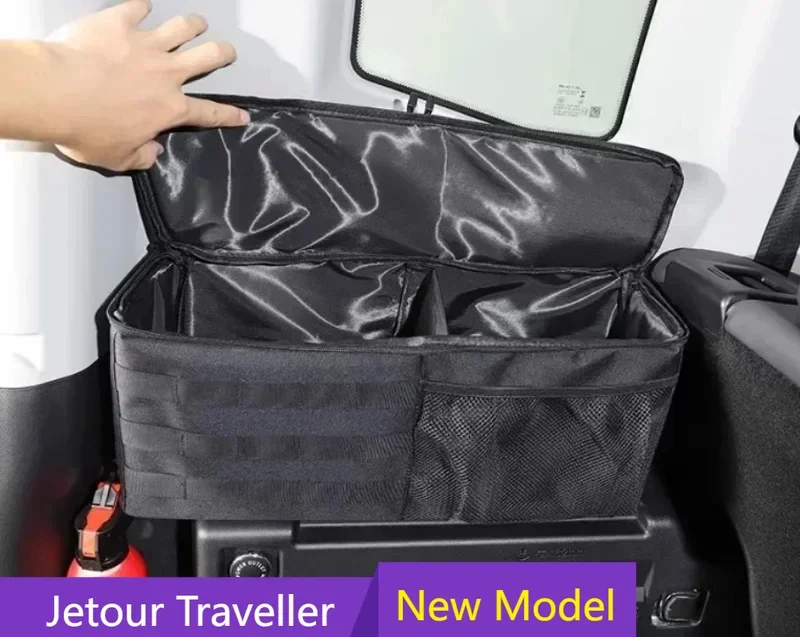 

New！For cherryJETOUR Traveler T2 2023 2024 Car Trunk Storage Bag Suitable Modified Car Trunk Both Sides Storage Bag Car Interio