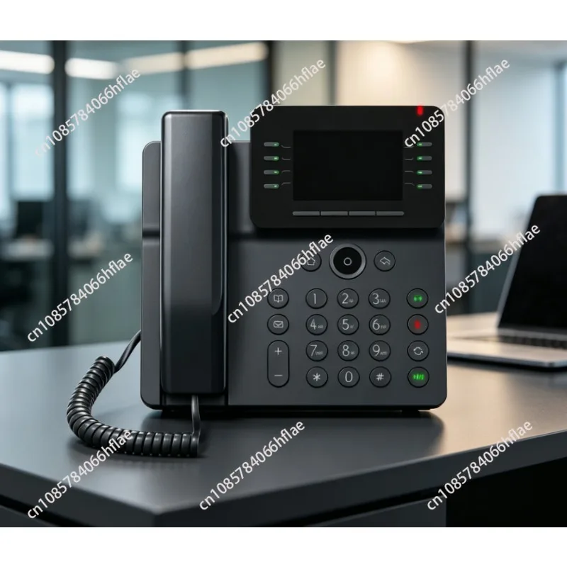 Newly Designed V64 Business IP Phone, Support 12 SIP Lines
