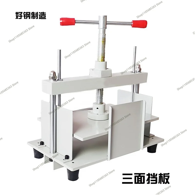 Manual Paper Press Machine A4 Book Press, Bookbinding Notes Office Invoice Steel Flattening Machine, Heavy Duty Bookbinder