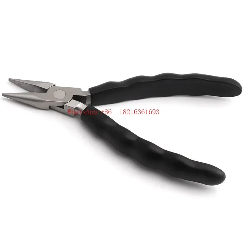 4152Store Jewelry Processing Flat Mouth Curved Mouth Wire Drawing Glasses Maintenance Tool Pliers