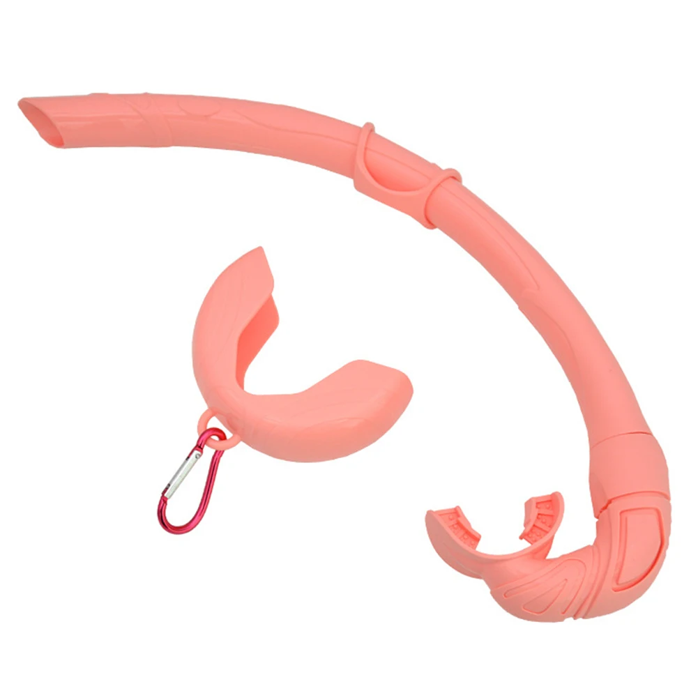 Silicone Snorkel Tube Roll Up Snorkel with Storage Case Diving Snorkel Flexible Foldable Snorkel for Scuba Diving